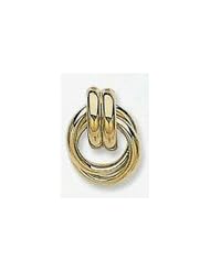 14k Fancy Tube Multiple Hoop Earrings