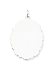 Sterling Silver Engraveable Disc Charm