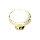 Avante 1,22,, DIA, Ceramic Knob - 70252 / 70252CPWT - Chro/70252