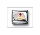 Nurse Hat Red & White Classic Enamel, Italian Charm by Nomination Charms