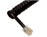 HANDSET CORD 6,BLACK