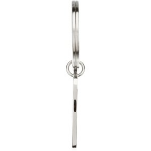 Stainless Steel 35.00MM X 35.00MM Kansas City Chiefs Logo Keychain