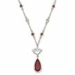 Minnesota Wild Rhodium Logo Necklace
