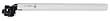 Origin 8 Compe-Lite Alloy Seat Post 27.2 with Clamp - White.