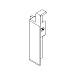 Nylon Fixing Bracket, Left, Screw On. Metabox C/C15 Series, H Side Height, Interior Drawer Application, White