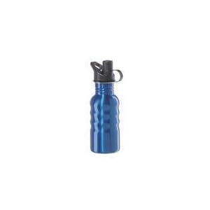 Oggi Blue 17oz Stainless Steel Wide Mouth Reusable Bottle with Sports Cap