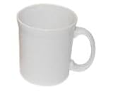 Fiesta White 570 12-Ounce Java Mug, Set Of 4