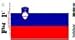 Vinyl Decal- Slovenia Flag Sticker
