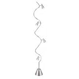 Adesso Venus Spiral Floor Lamp Steel