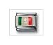 Jewelry : Mexico Flag Mix Classic Enamel, Italian Charm by Nomination Charms