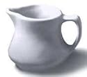 Diversified Ceramics Black Ranch Creamer - 4oz.