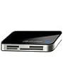 All in One USB 3.0 High-Speed Memory Card Reader & Writer (Black and Silver) for Bookeen digital books reader
