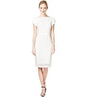 Autograph Pure Cotton Geometric Broderie Dress