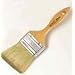 Ateco Flat Pastry Brush with Stainless Steel Ferrule & White Bristles, 2.5 Inches Wide