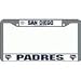 San Diego Padres Chrome License Plate Frame