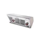 Review Capital  / Capital Performance Series PSVH60 Stainless Steel Wall Mount Range Hood with Internal Blower, 2 Halogen Lights, Baffled-Type Filters and Infinite Speed Control: 60 Inch Wide/1200 CFM