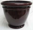 Ames #PNP1606RD66 Napa16 RED Fiberglass Planter