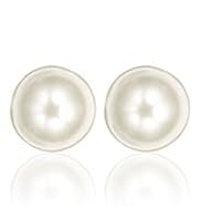 Faux Pearl Stud Earrings