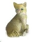 Dollhouse Miniature British Cat in Resin