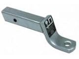 40176 DrawTite Class 3 and 4 (2 inch) Trailer Receiver Hitch Stainless Steel Ball Mount/Drawbar - 6,000 lbs. GTW, 1 inch Ball Hole, 9-1/2 inch Length, 2 inch Rise, 3-1/4 inch Drop