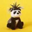 Panda Zibbie Keychain/Clip 4" H