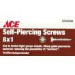 ACE SELF PIERCING SCREWS Slotted hex washer head
