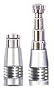Silver Trim Retractable Antenna For Motorola V60 Series