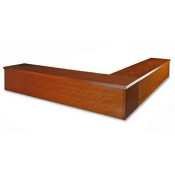 LLR88004 - Reception Desk 64x60x43 Cherry