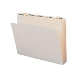 Smead Indexed File Folders, 1/5 Cut, Indexed Jan-Dec, Top Tab, Ltr, MLA, 12/Set