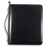 Day-Timer 57868 Personal organizer starter set, leahtherlike vinyl briefcase, 8-1/2 x 11, black
