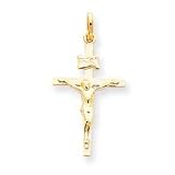 14k INRI Crucifix Pendant