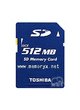 512MB Toshiba 27x Speed Secure Digital Card