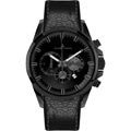 Jacques Lemans Sports Herren-Armbanduhr XL Liverpool Chronograph Leder 1-1652F