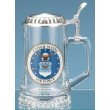 US Air Force Glass Beer Stein