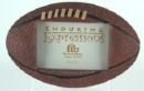 Cheap   Football Shaped Picture Frame Holds 3 X 5 Picture