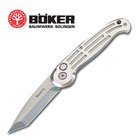 Boker Folding Knife Silver Magnum Tanto