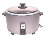 Rice Cooker, 23 Cup Capacity, (83) 3 oz Servings, Auto Off, Sliver, 120 V