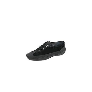 Buy Aerosoles Defeat | Ladies Lace up casual Shoes Black Suede by Aerosoles