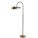 Sonneman SM-3160-44 - Sonneman Essex Arc Boom Floor Lamp - Period Brass with Mahogany Wood Handle Image