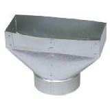 Buy Imperial Mfg Group 2-1 4X12 To 6 Reg Boot (Pack Of 6) G Furnace Pipe Fittings by Imperial