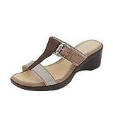 Stonefly Honey 8 | Ladies Slide Shoes Taupe Pelle by Stonefly