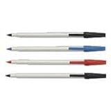 INTEGRA / Ballpoint Stick Pen,Medium Point,Light Gray Barrel,Blue Ink / ITA30028 / Sold as 12 Per Dozen (12) / Mfr Part # 30028