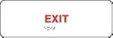 PT TEMPLET 3D Braille Text Exit Sign