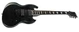ESP Viper 407 7 String Electric Guitar - Black Satin