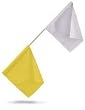 Officials Flag; Yellow/White