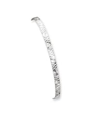 Sterling Silver 4mm Fancy Diamond-cut Slip-On Bangle Bracelet QB233"