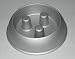 Third Party New : Metal Brake-Fast Dog Food Bowl (Medium)