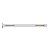 1932 Ford Front Spreader Bar Amber 10 LED Park Running Turn Signal Lights 