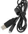 Samsung SL35 GX-1S Digimax U-CA 4 V50 L77 Camera Replacement USB Data Cable (Black)