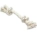 Pet Supplies : Rope Bone Small White